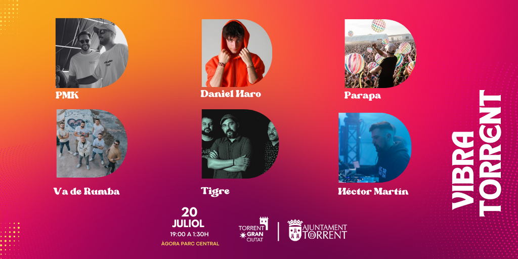 Cartel de VibraTorrent 2024 con Daniel Haro